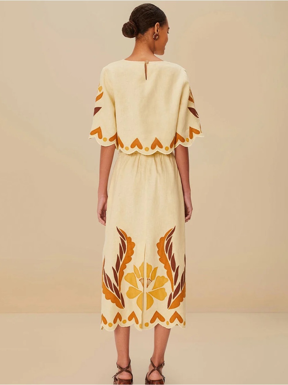 Farm Rio: SUMMER CUTWORK
SAND SKIRT - Picture 2 of 15